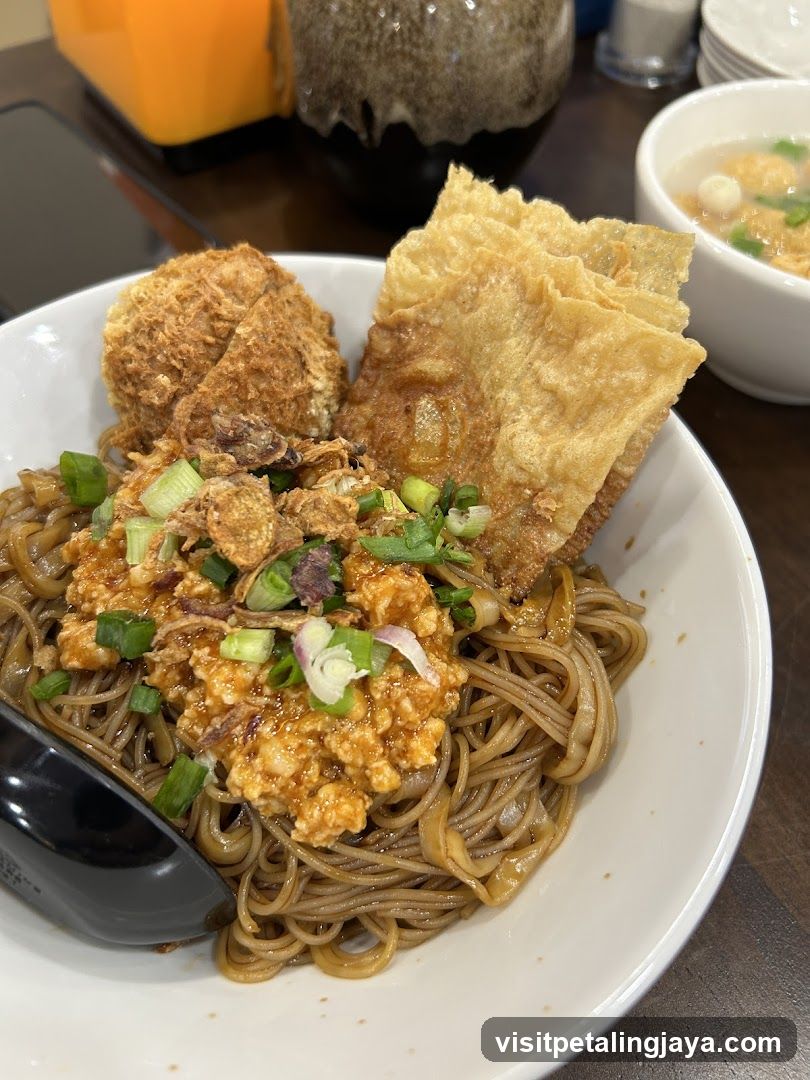 Noodle Dish with Toppings