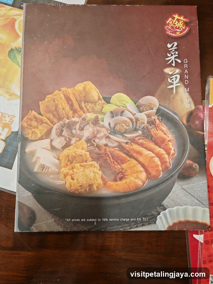 Food Menu Cover