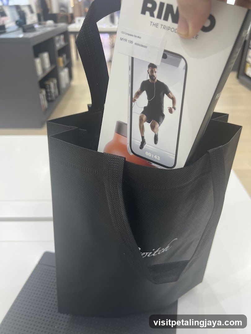 Shopping Bag with Product Packaging