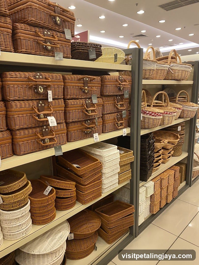 Woven Basket and Storage Container Display
