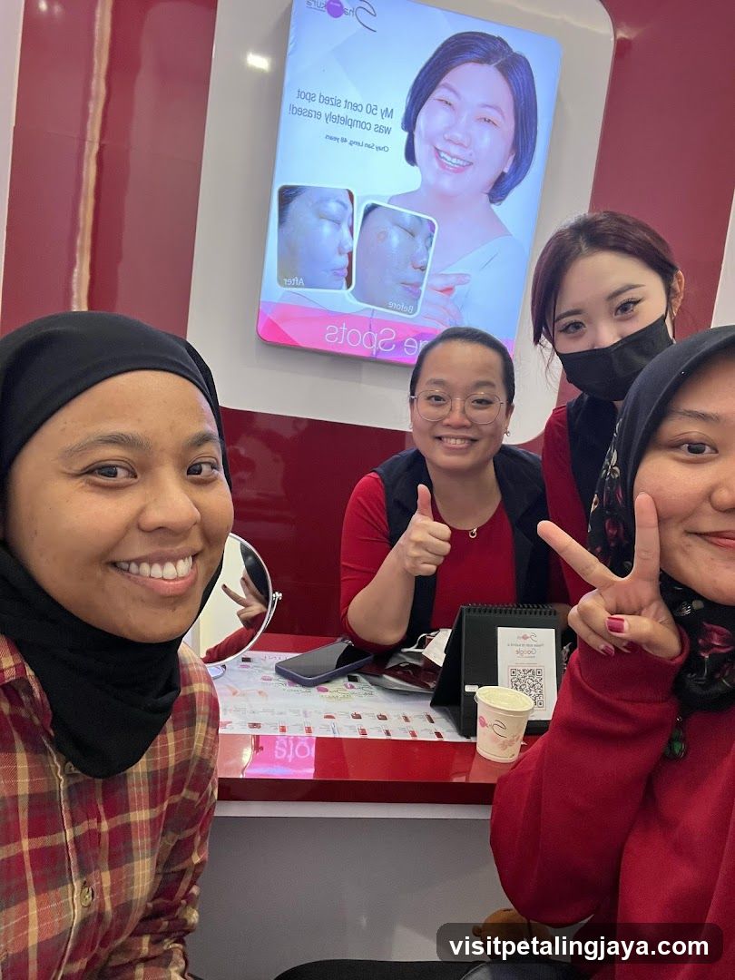 Beauty Salon Interior Group Photo
