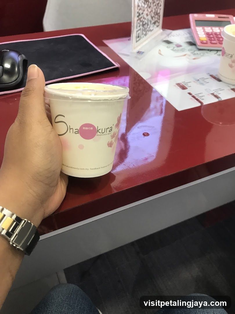 Shakura Cup on Red Counter