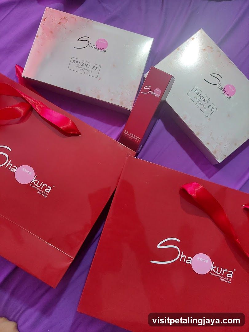 Shakura Beauty Products Display