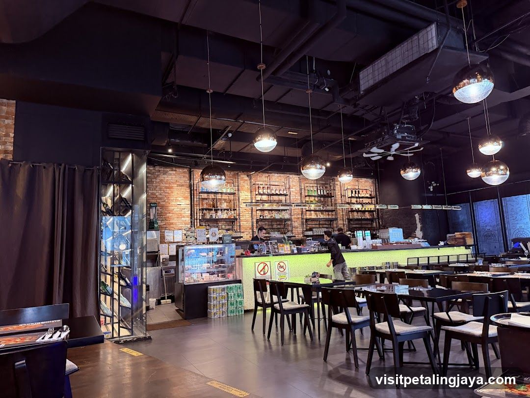 Interior of a modern restaurant or bar