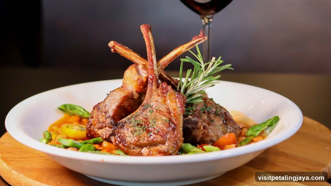 Rack of Lamb with Vegetables