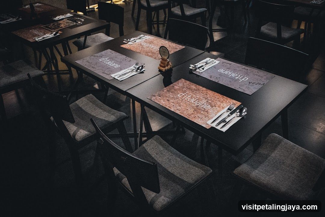 Restaurant Interior with Place Mats