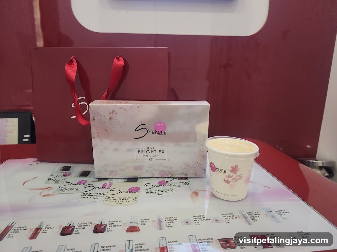 Shakura Beauty Products Display
