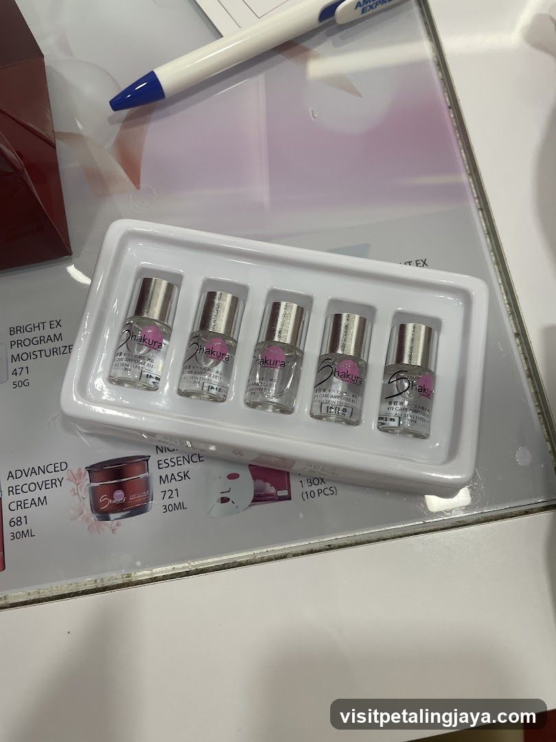 Skincare Product Display