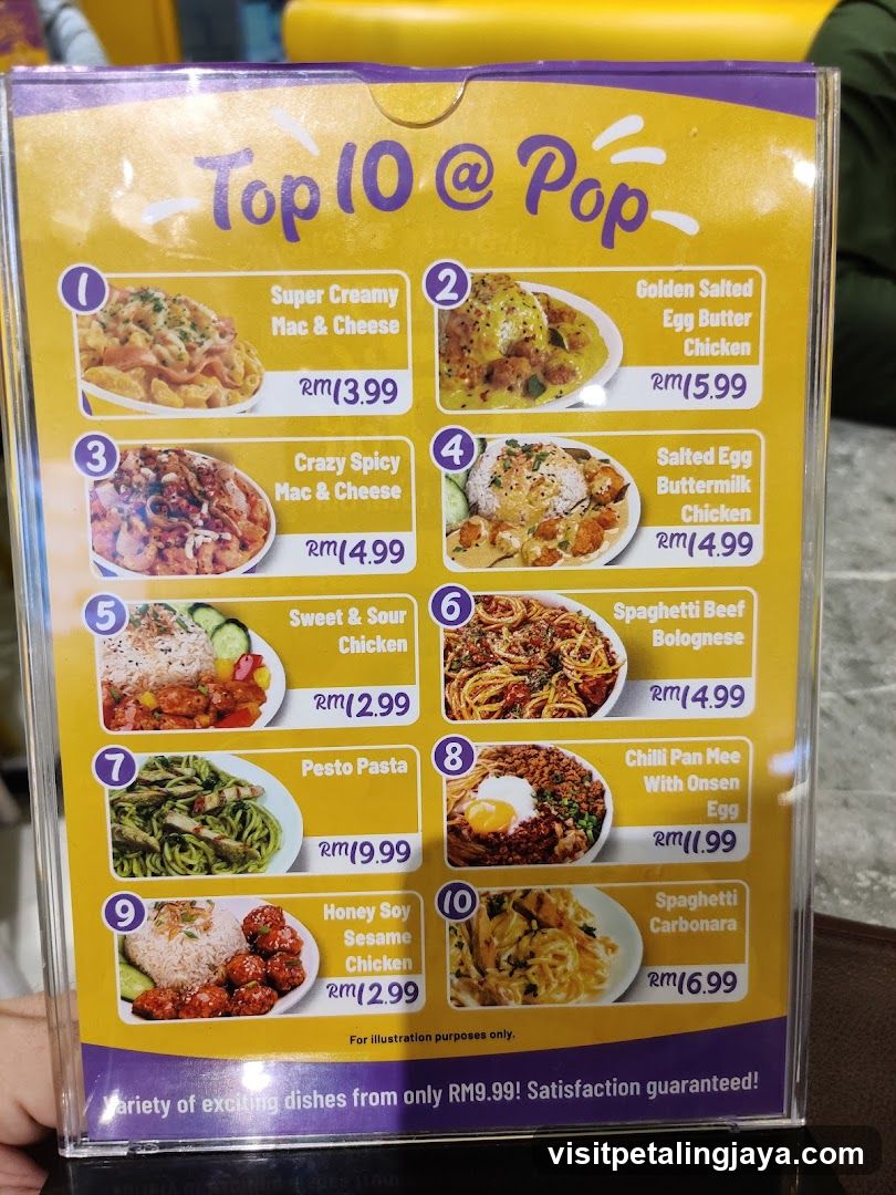 Top 10 @ Pop Menu
