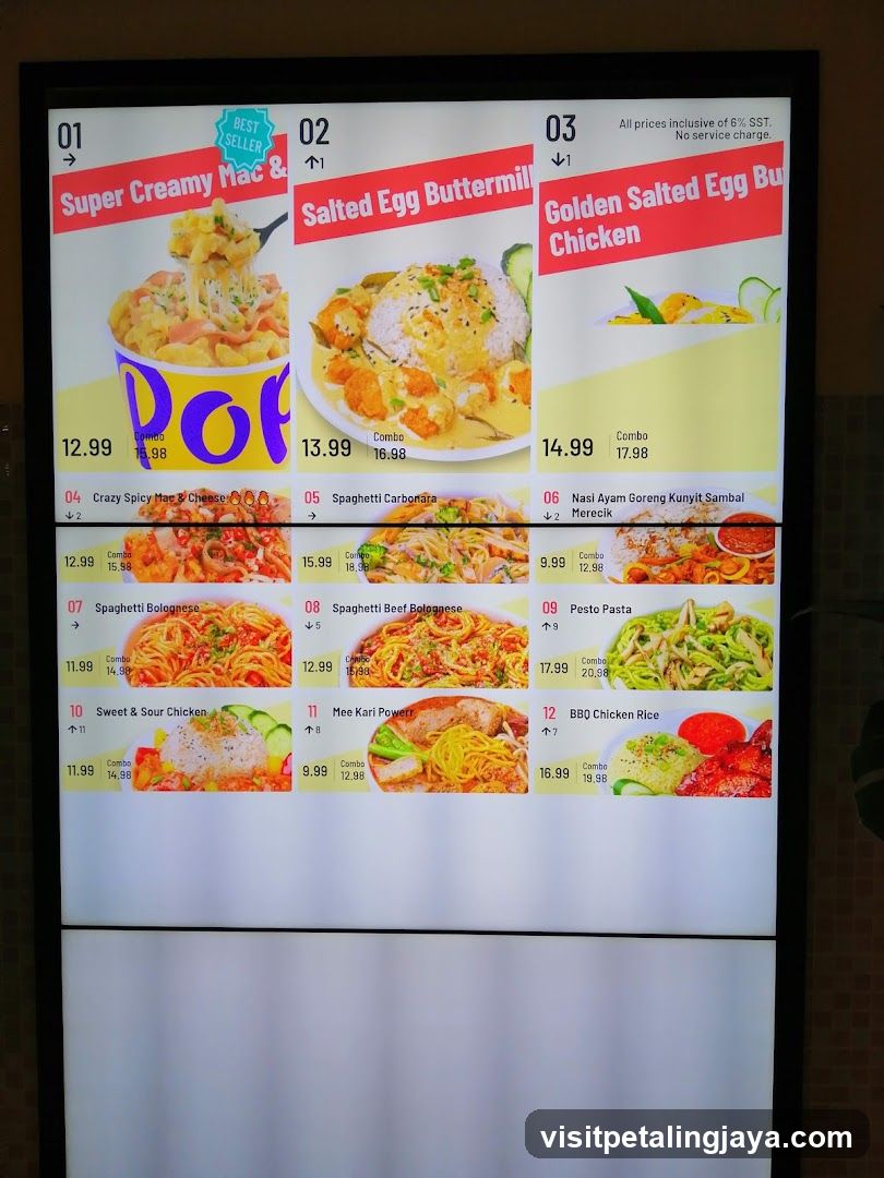 Restaurant Menu Board