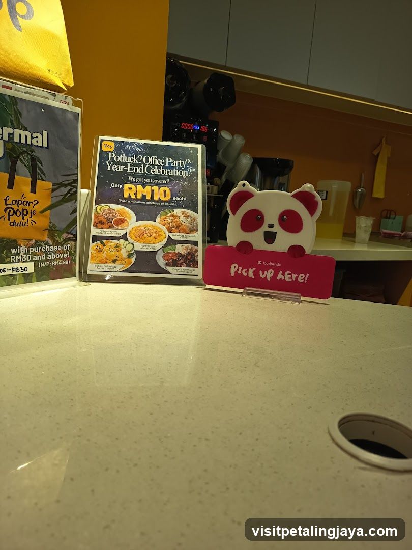 Counter Display with Menu and Signage