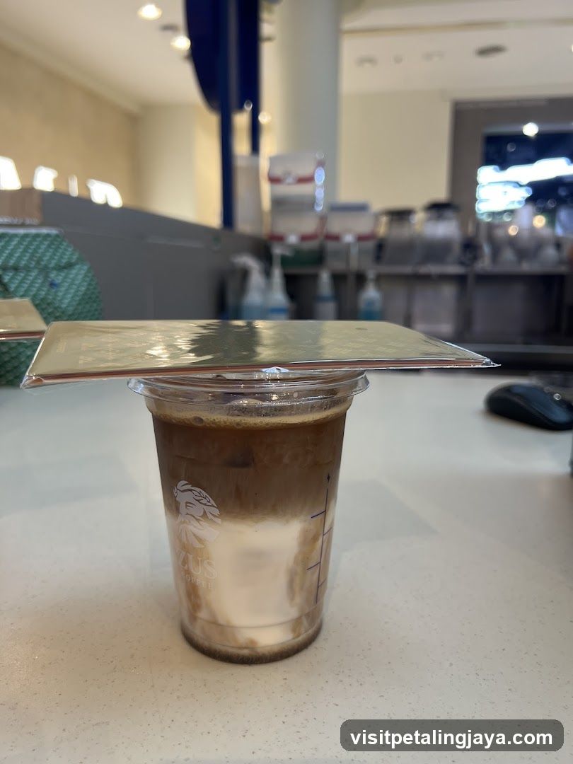 Iced Coffee Cup on Counter