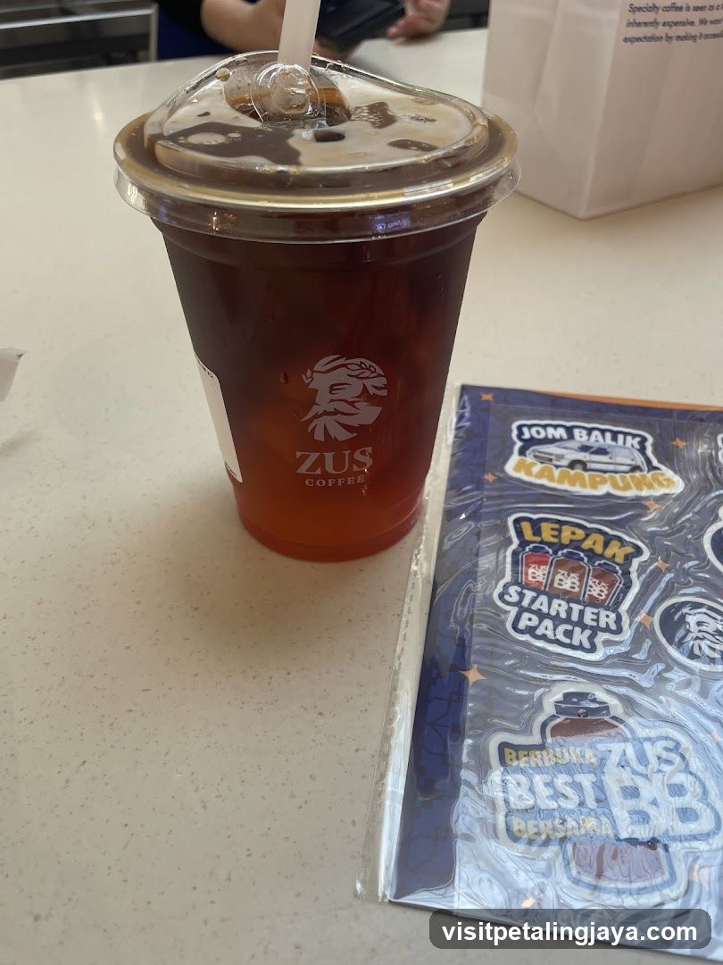 Zus Coffee Drink and Merchandise