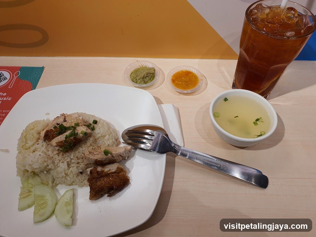 Hainanese Chicken Rice Meal