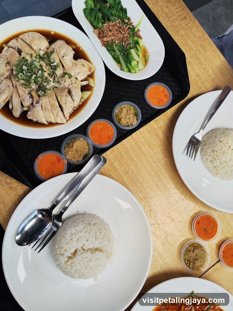 Hainanese Chicken Rice Meal