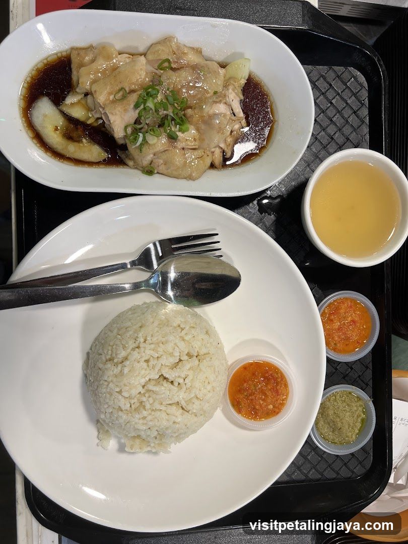 Hainanese Chicken Rice Meal