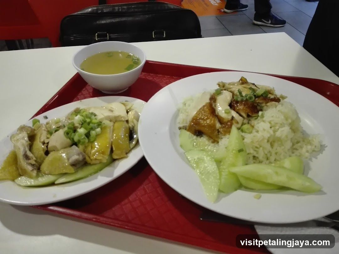 Hainanese Chicken Rice Meal