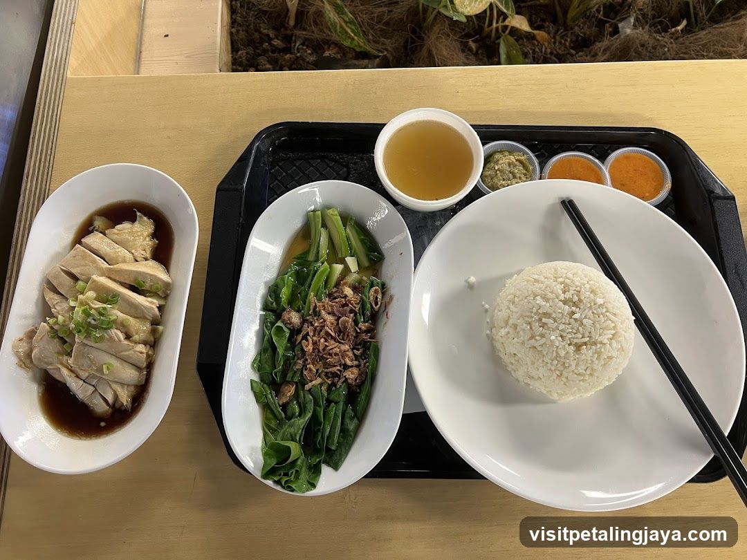 Hainanese Chicken Rice Meal