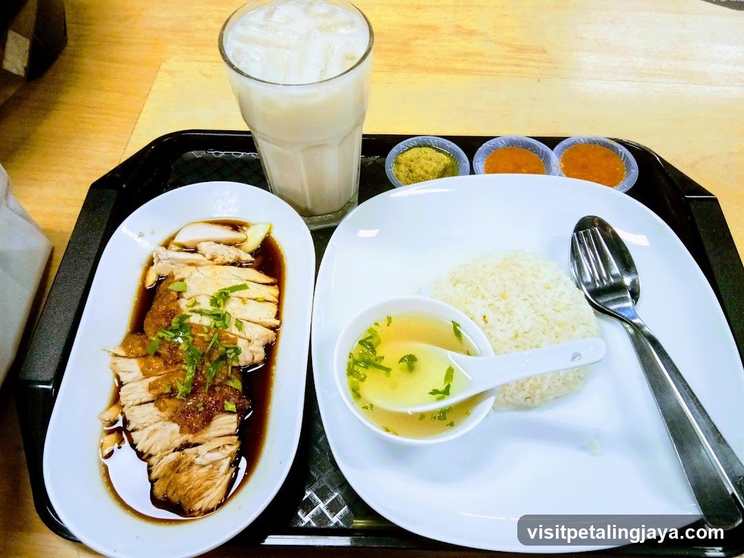 Hainanese Chicken Rice Meal