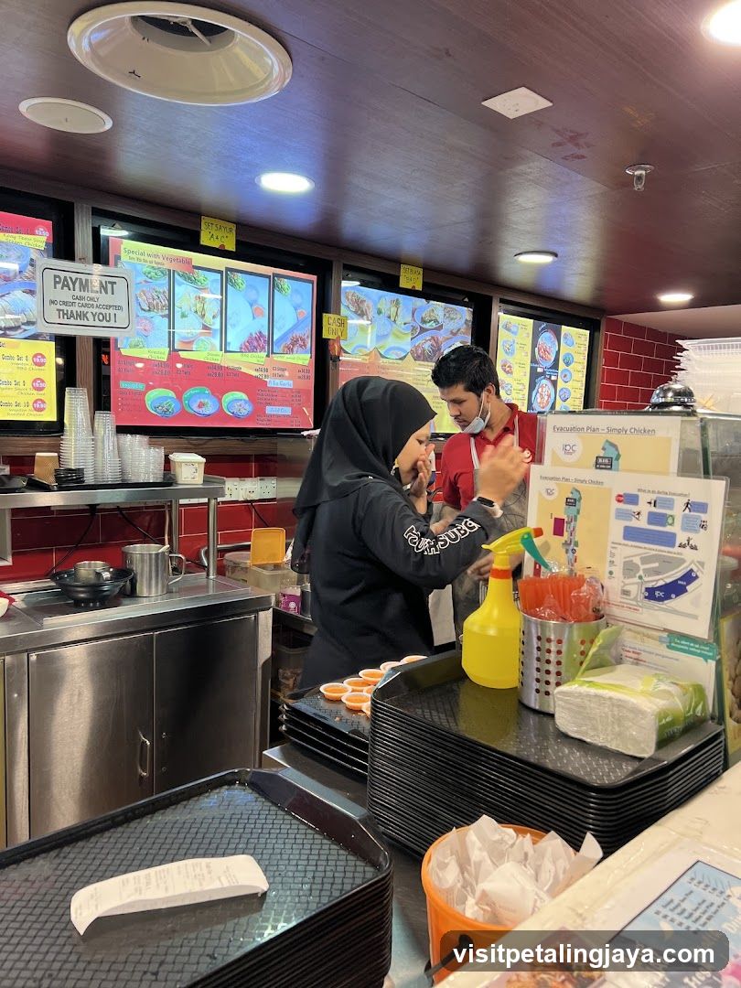 Food Service Counter Interior