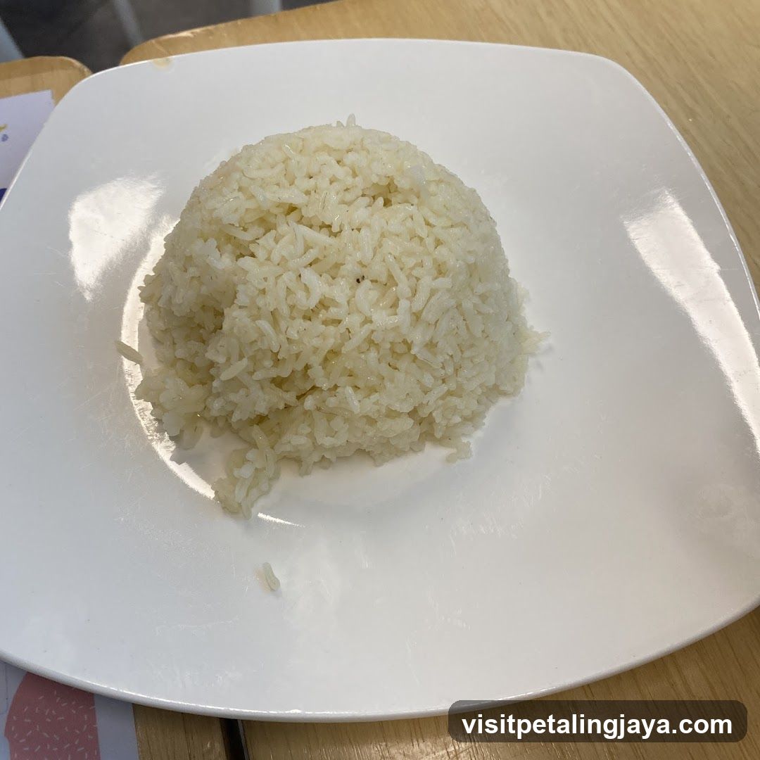 White Rice on Plate