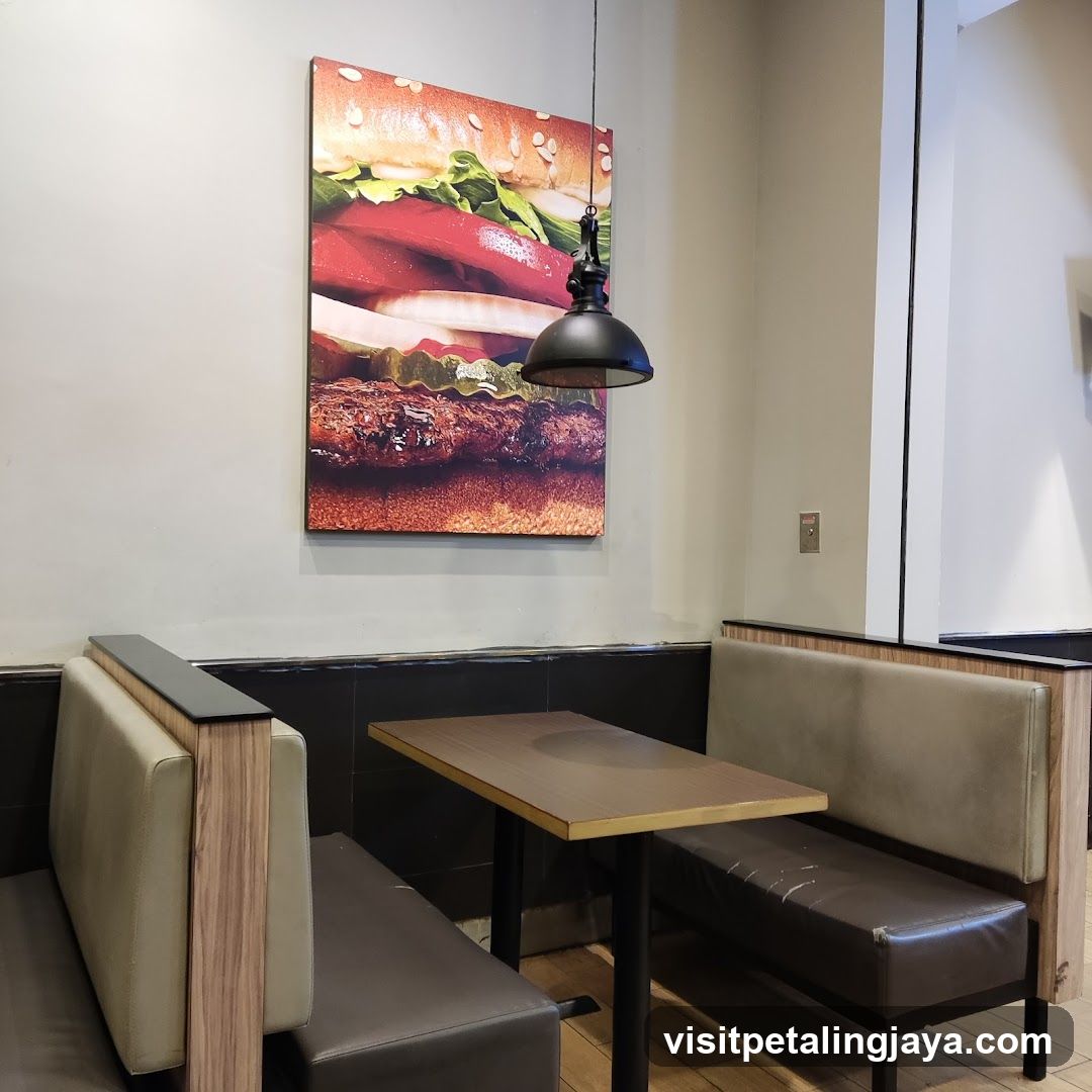 Burger Restaurant Interior
