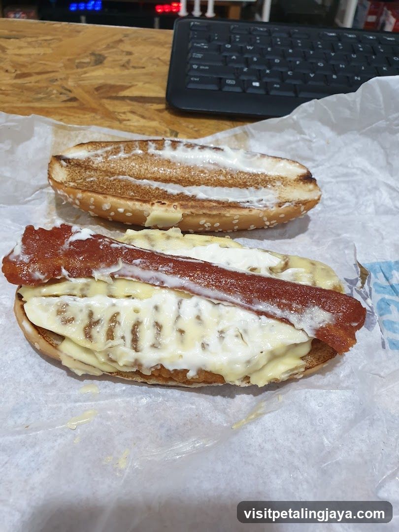 Bacon and Cheese Sandwich