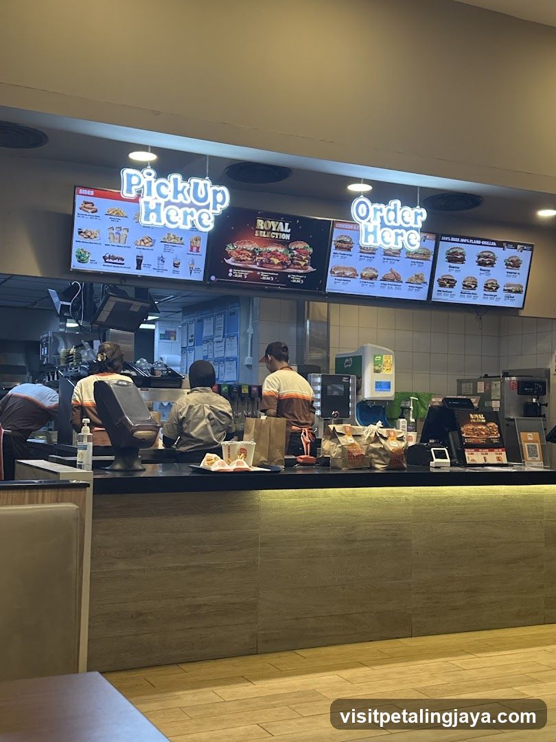 Fast Food Counter Interior