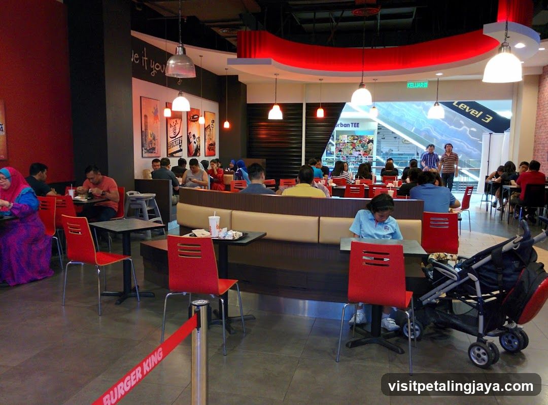 Burger King Interior Dining Area