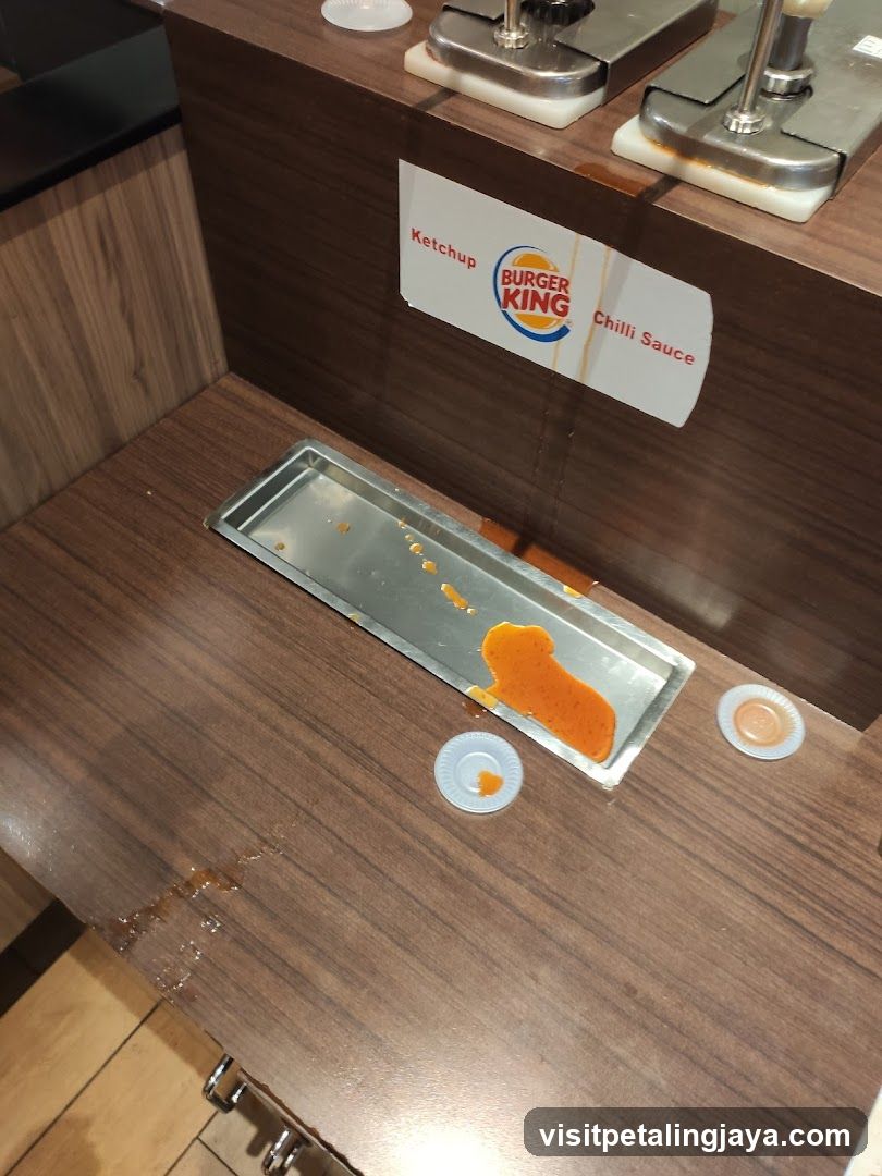 Burger King Sauce Station