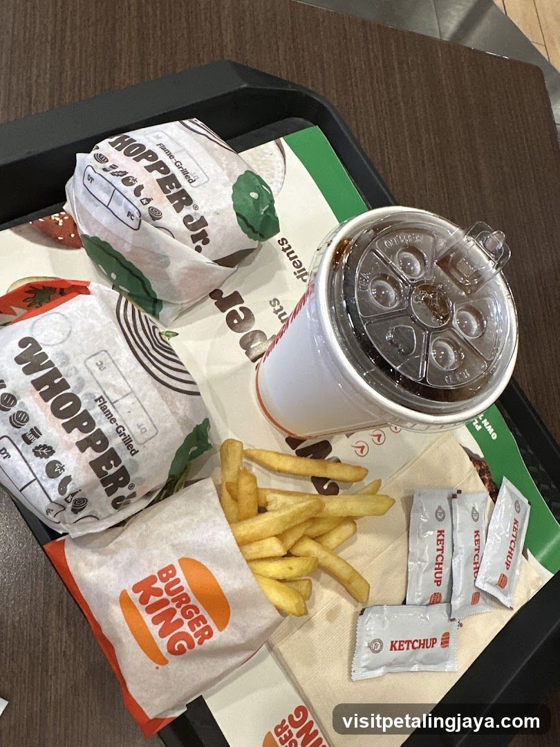 Burger King Meal Tray