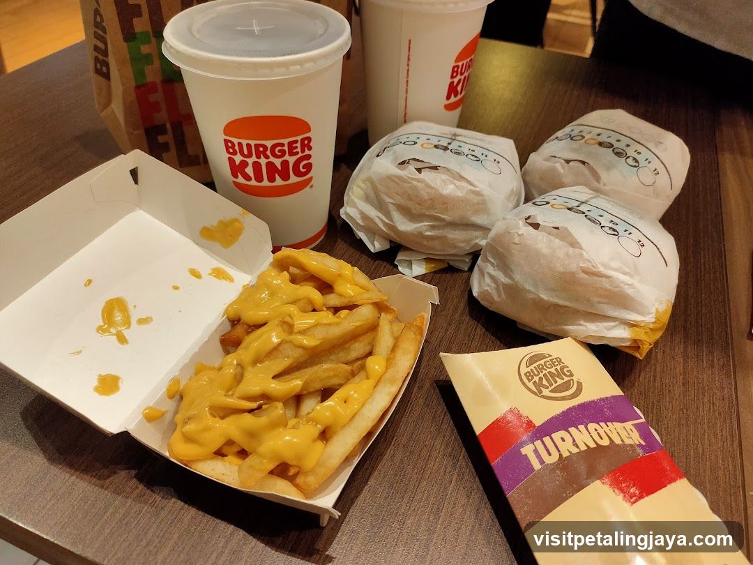 Burger King Meal Spread