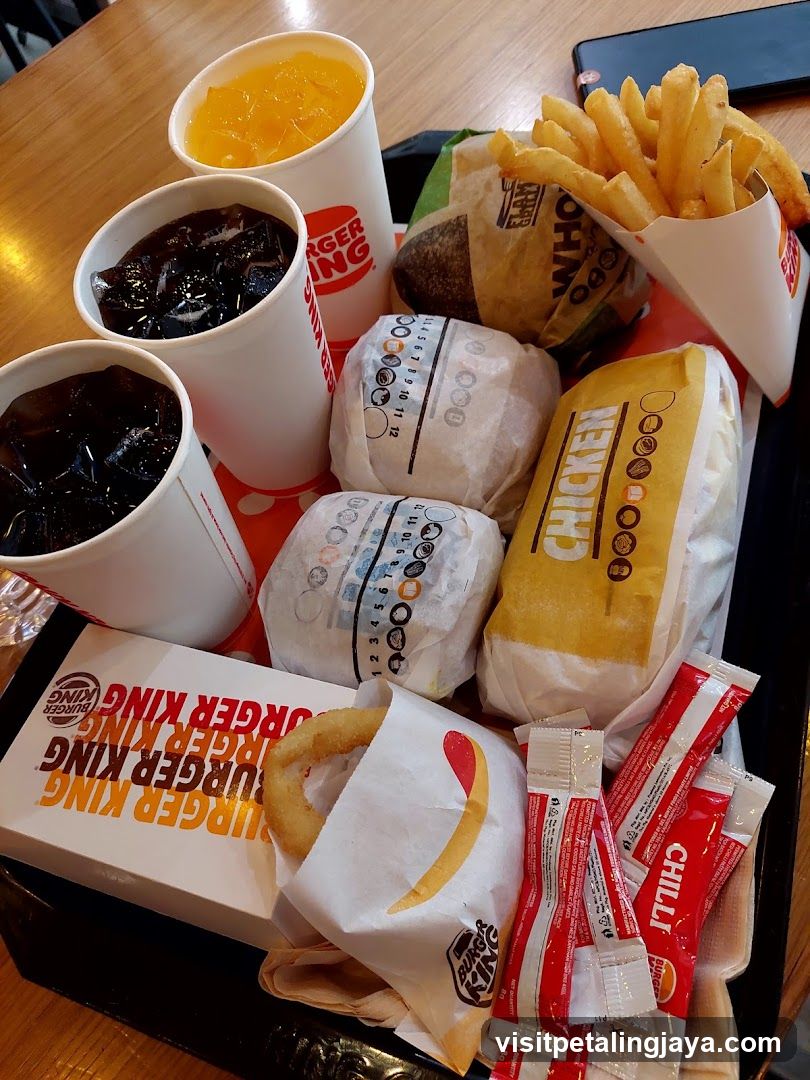 Burger King Meal Spread