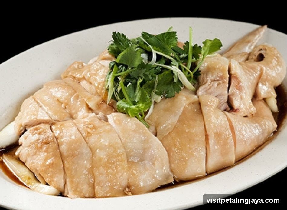 White Cut Chicken Dish