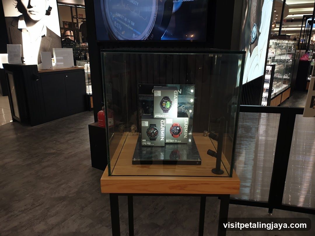 Watch Display Case in Store