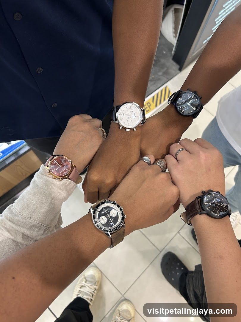 Watches Displayed in Store