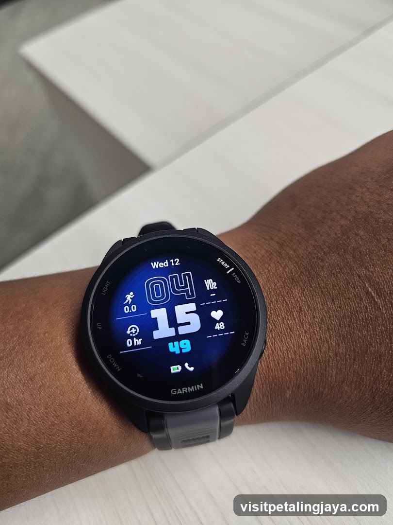 Garmin Watch on Wrist