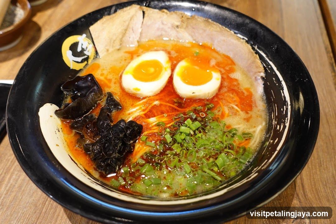Ramen Bowl with Soft-Boiled Egg and Green Onions