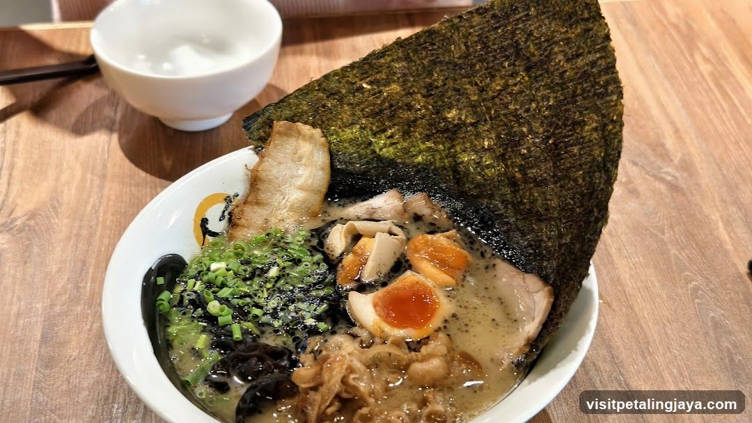 Ramen Bowl with Nori and Toppings