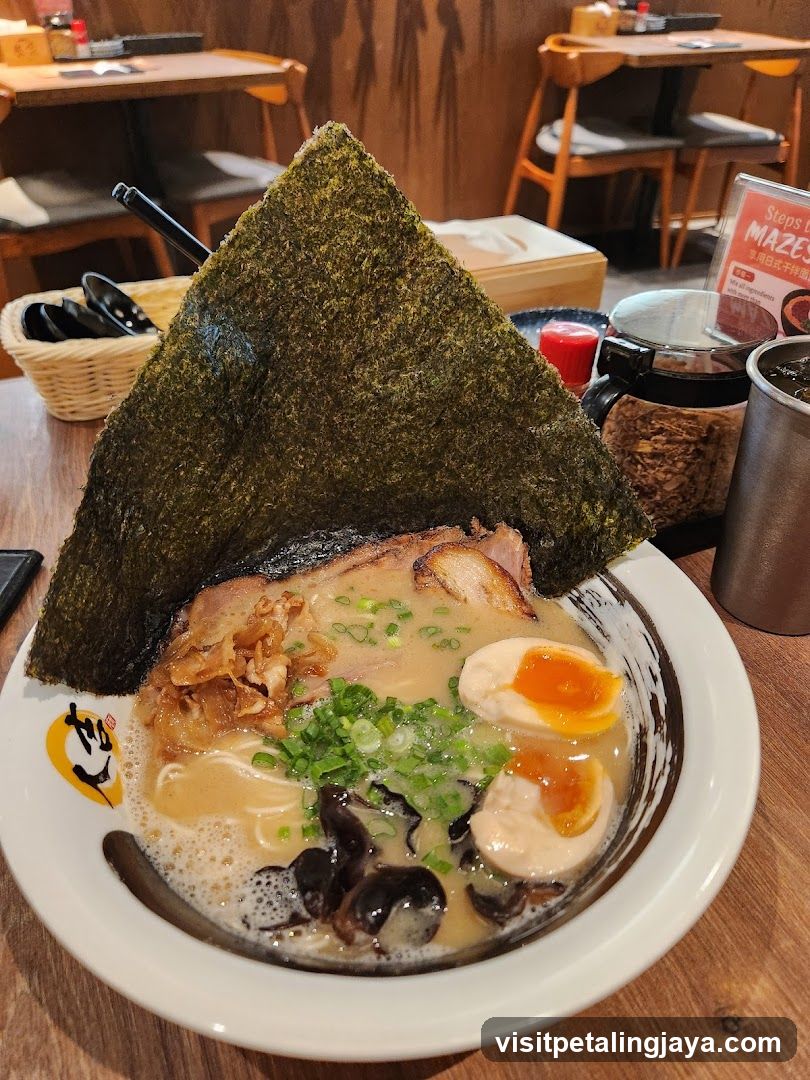 Ramen Bowl with Nori Triangle