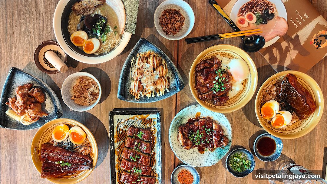 Ramen and Japanese Food Spread