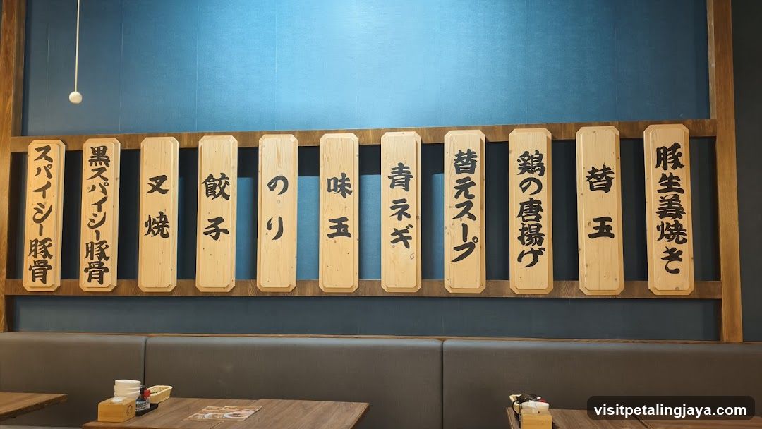 Japanese Restaurant Interior Signage