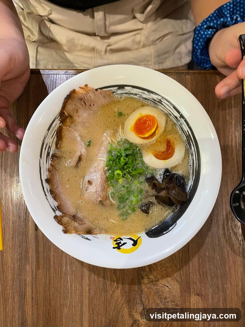 Ramen Bowl with Soft-Boiled Egg and Pork Slices