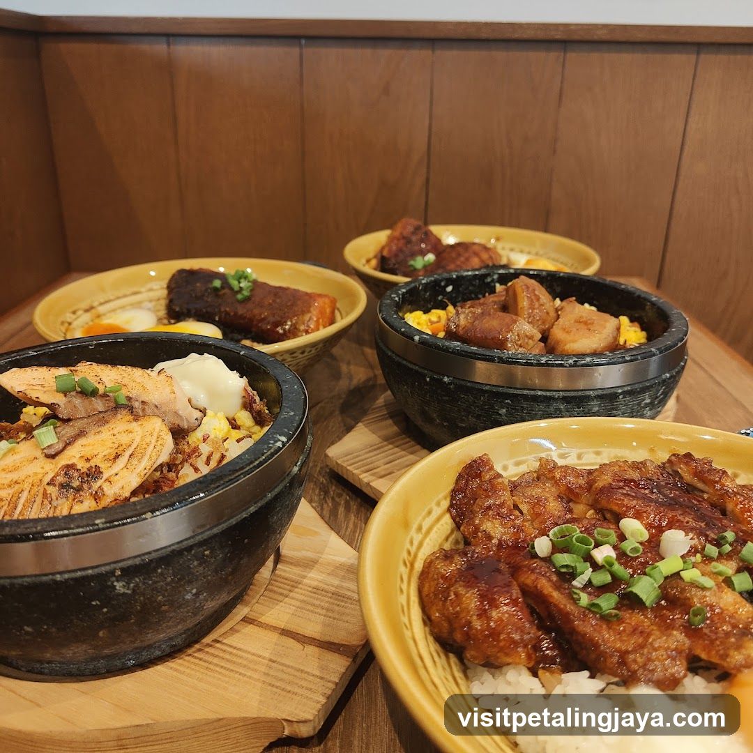 Rice Bowl Meal Spread