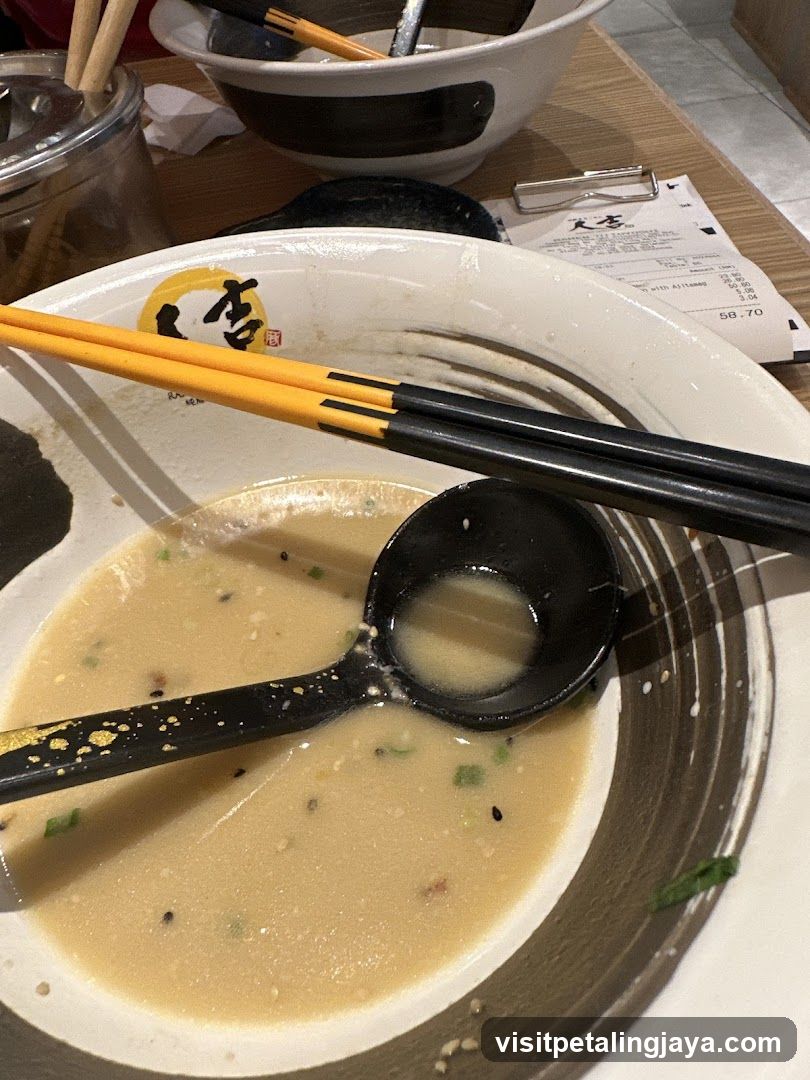 Ramen Bowl with Chopsticks and Spoon