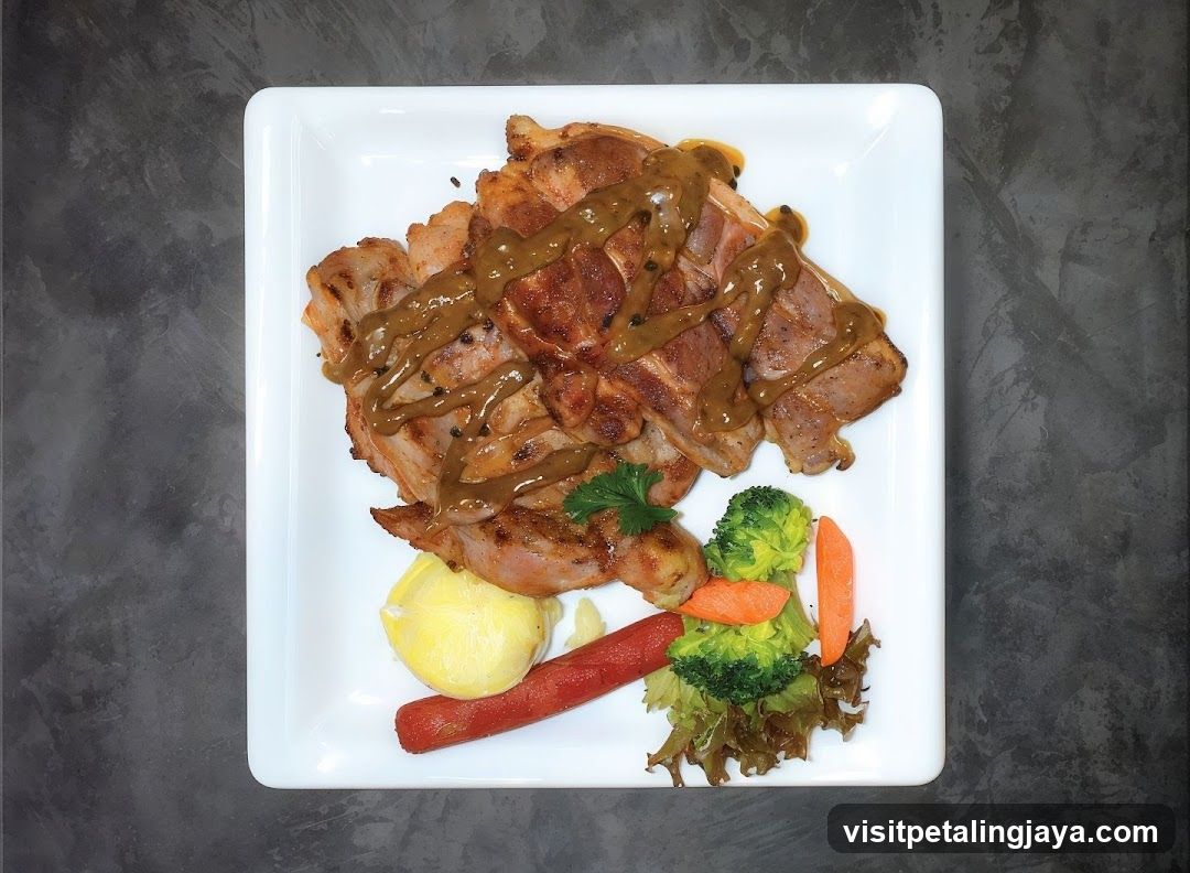 Grilled Chicken with Sauce and Vegetables