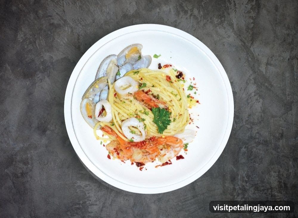 Seafood Pasta with Clams and Shrimp
