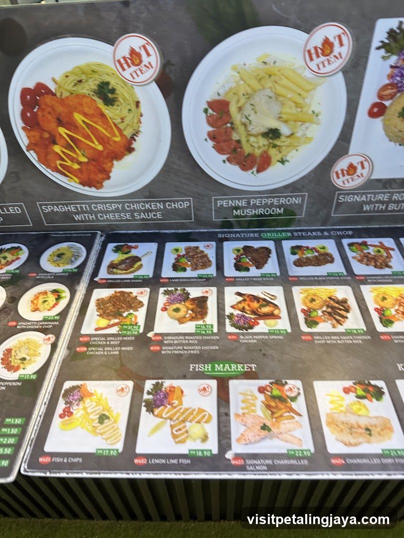 Restaurant Menu Board