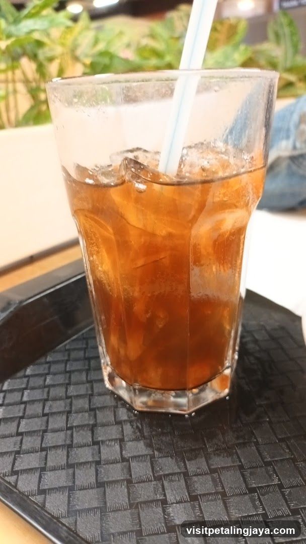 Iced Tea with Straw