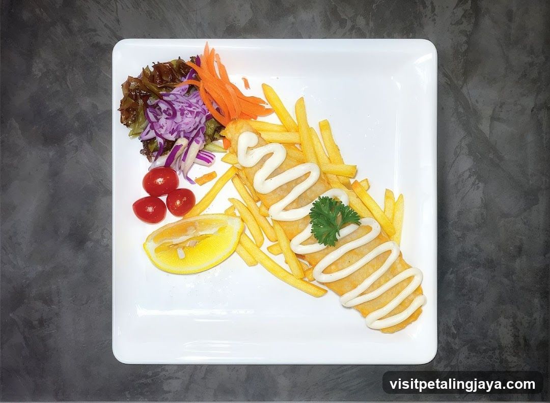 Fish and Chips with Salad